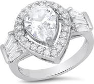 HMY JEWELRY Pear Shape Engagement Ring