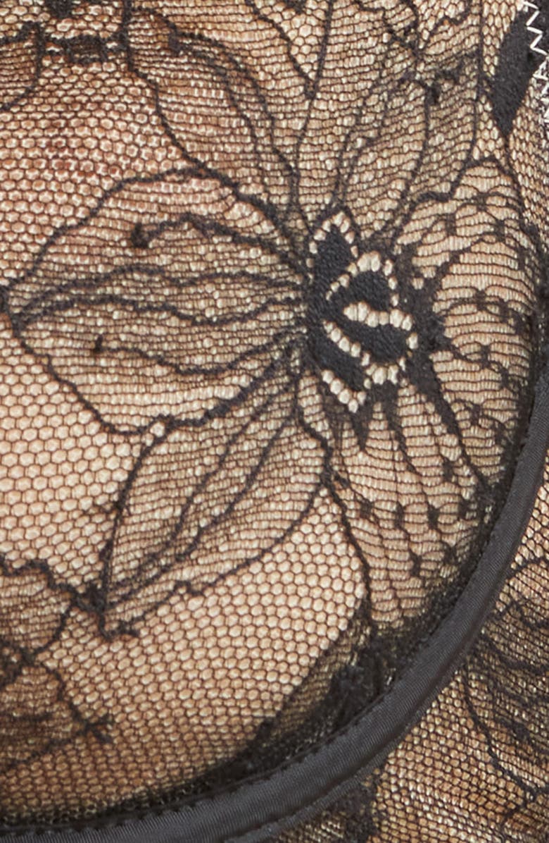 Chantelle Lingerie Orchids Underwire Demi Bra, Alternate, color,