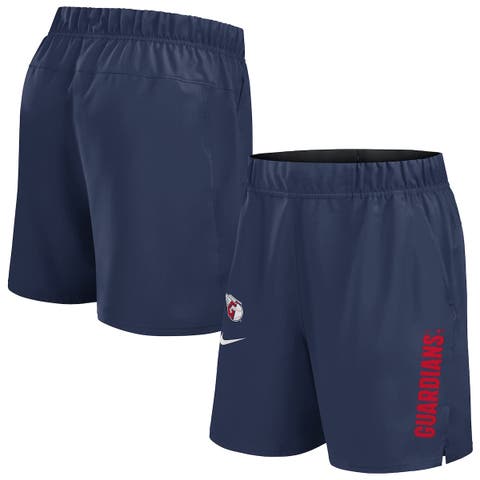 Men's Nike Navy Cleveland Guardians Woven Victory Performance Shorts