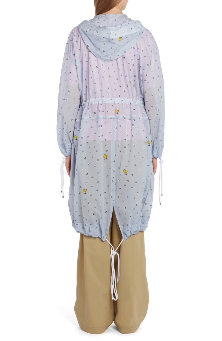 Moncler x Peanuts<sup>®</sup> Erne Woodstock Hooded Long Coat, Alternate, color, 