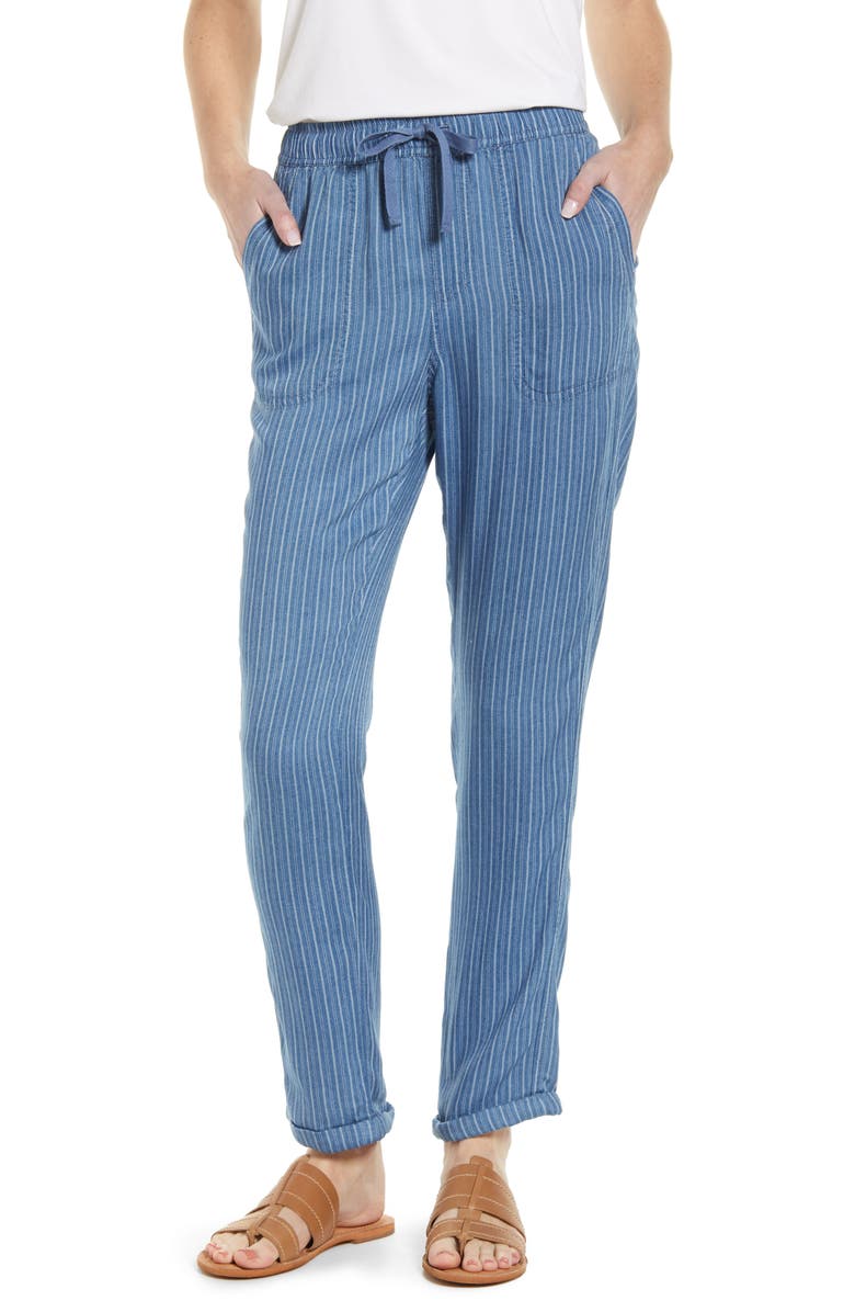 Caslon<sup>®</sup> Drawcord Twill Pants, Main, color,