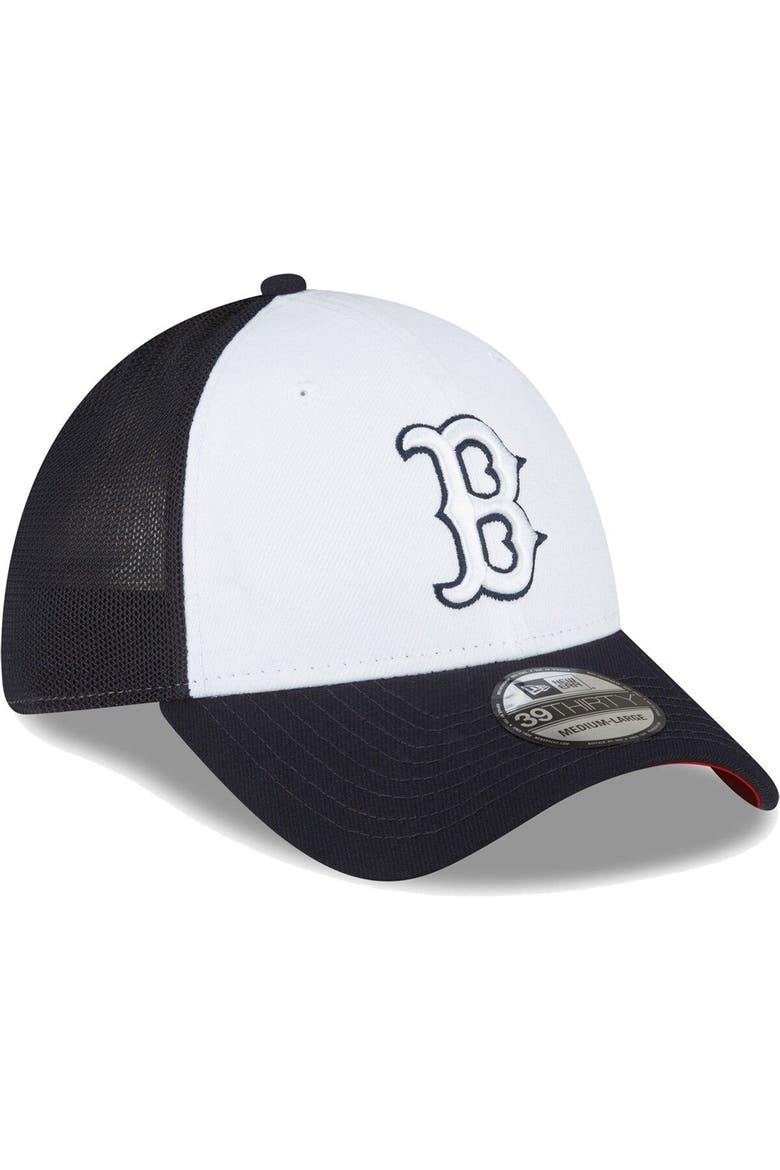 Men's New Era  Navy/White Boston Red Sox 2023 On-Field Batting Practice 39THIRTY Flex Hat, Alternate, color, White