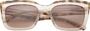 Ted Baker London 55mm Polarized Cat Eye Sunglasses