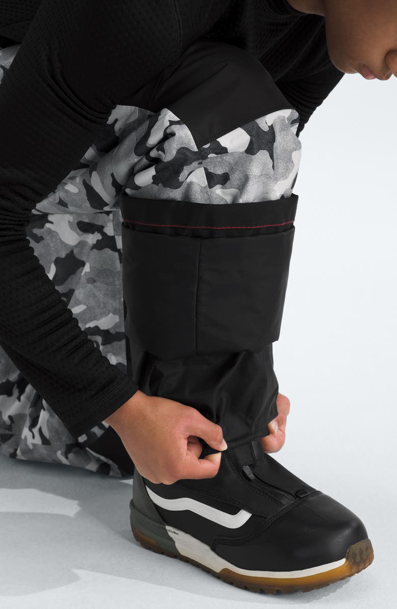 The North Face Kids' Freedom Waterproof Recycled Polyester Insulated Pants, Alternate, color, Smoked Pearl Tnf Camo