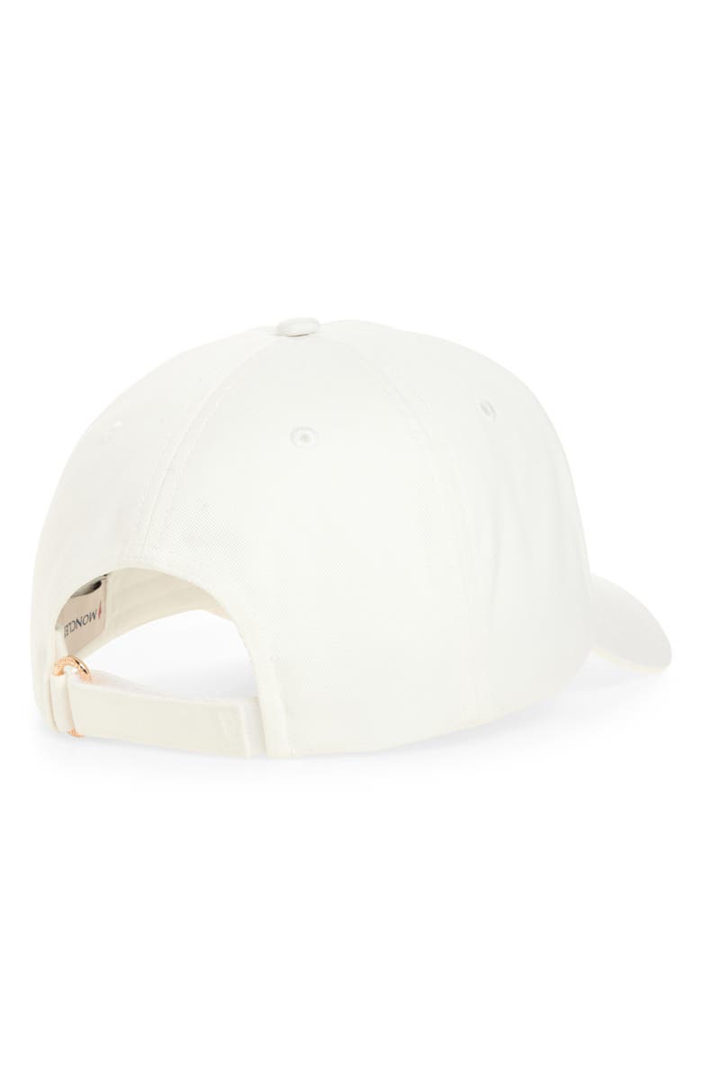 Moncler x Gilga Farm by Donald Glover Embroidered Baseball Cap, Alternate, color, White