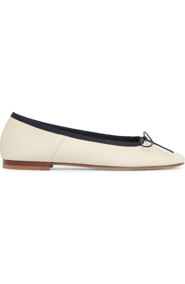 Mansur Gavriel Ballet Flat, Alternate, color, Jasmine/ Midnight