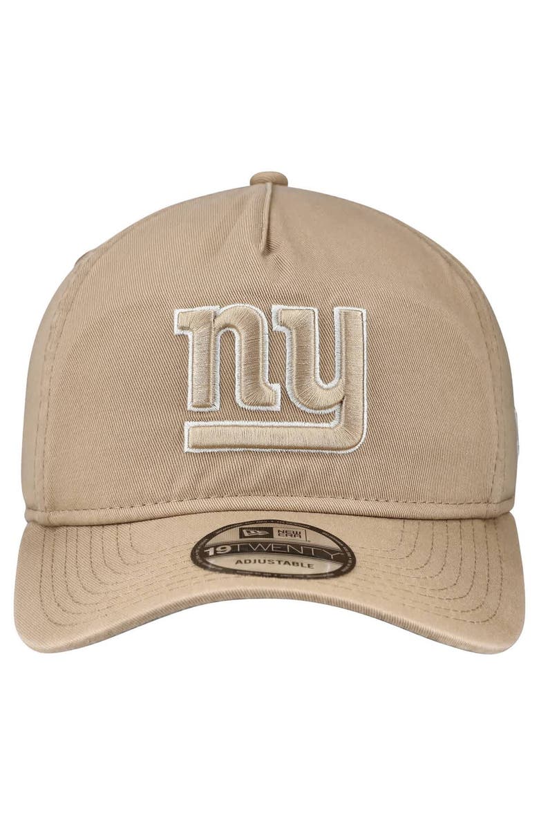 New Era Men's New Era Tan New York Giants 19TWENTY Adjustable Hat, Alternate, color, Tan