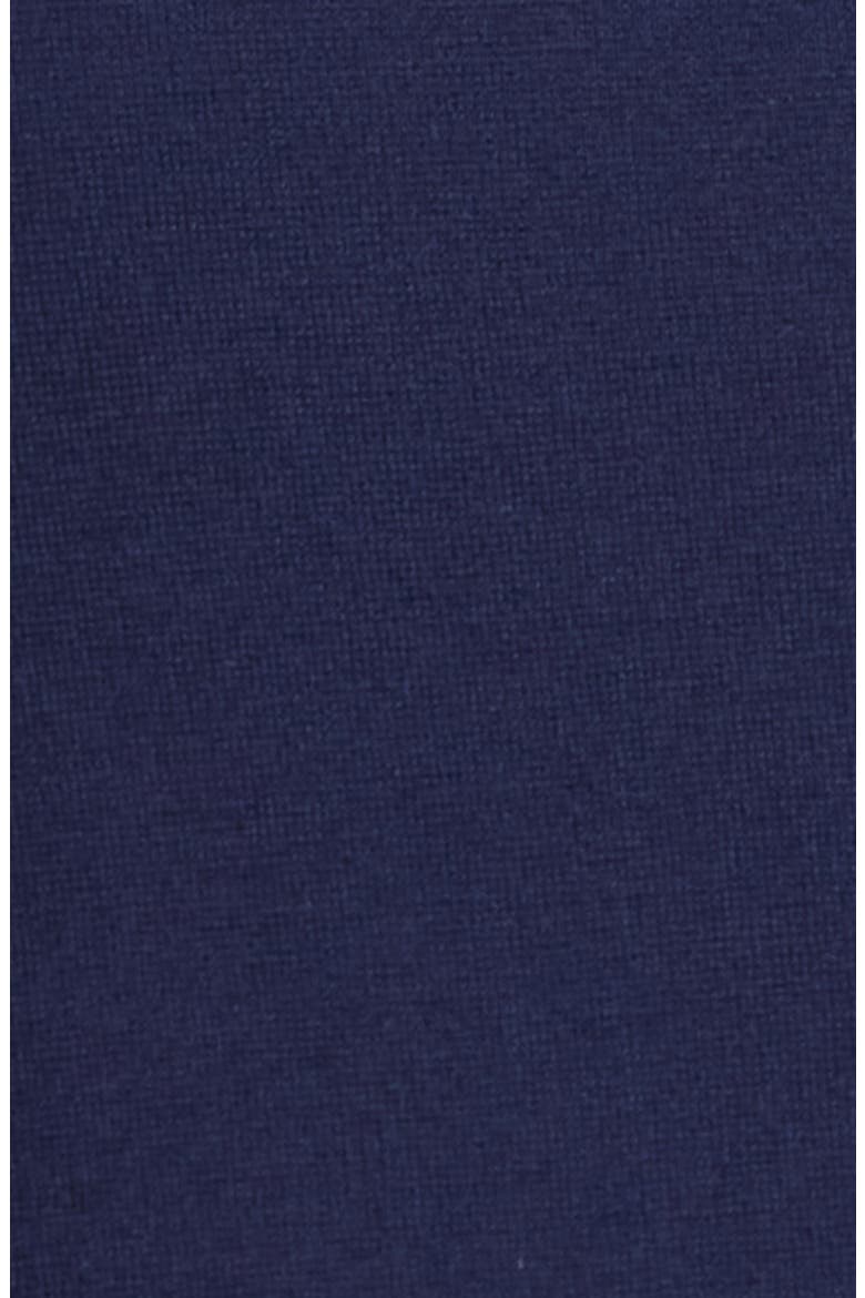 Bow Detail Long Sleeve Ponte Dress, Alternate, color, NAVY