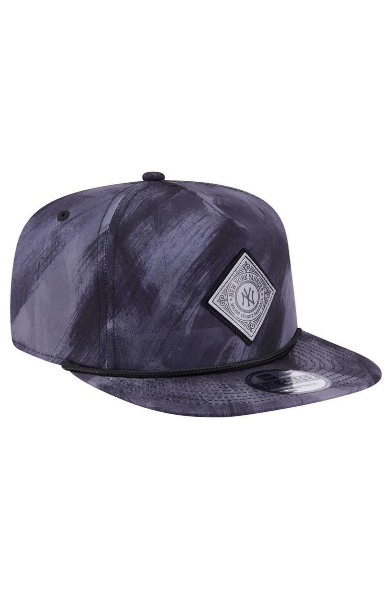 Men's New Era Navy New York Yankees Printed Golfer Snapback Hat, Alternate, color, Navy