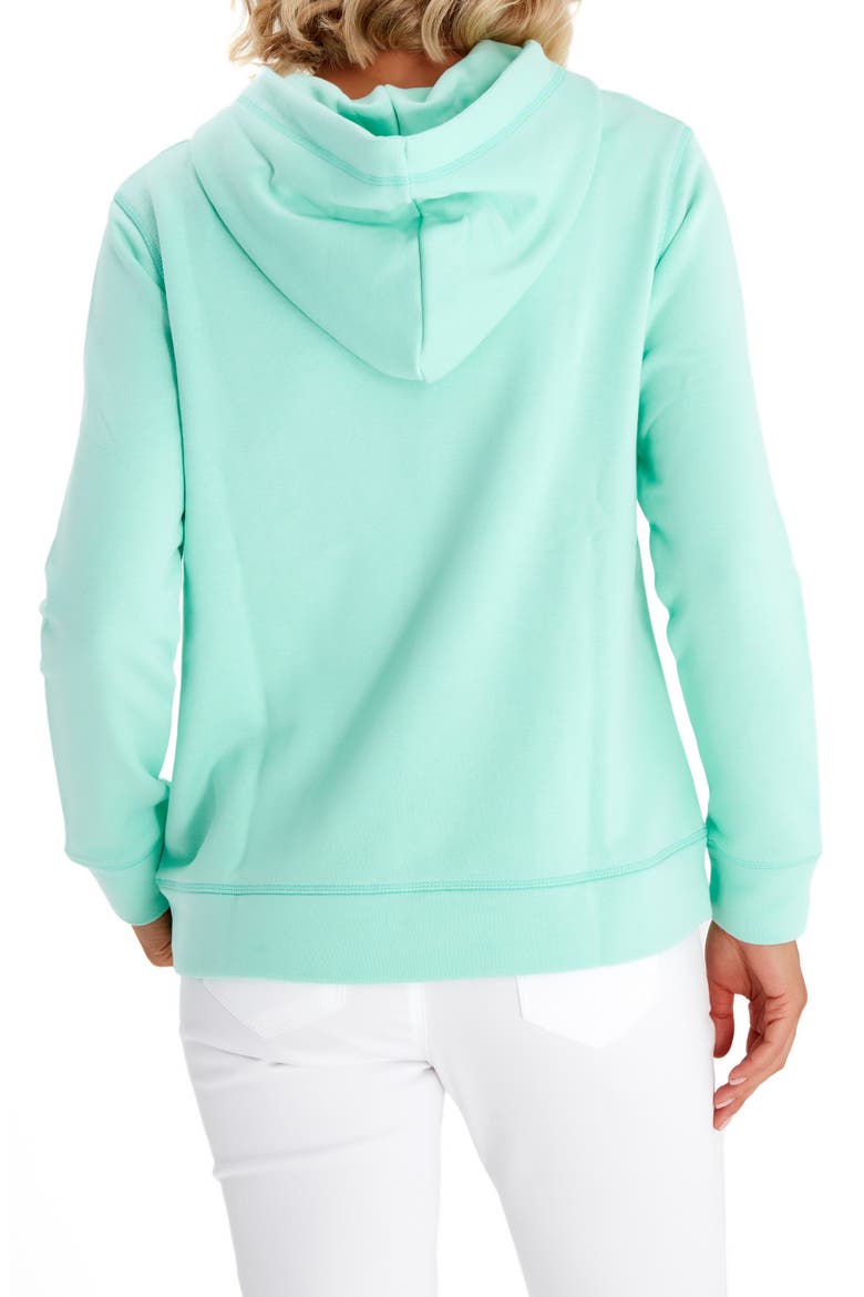 Iconic Maternity/Nursing Hoodie, Alternate, color, ACCOUCHE GREEN