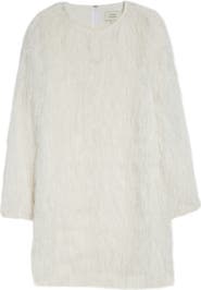 LOULOU DE SAISON Tina Long Sleeve Fringe Minidress