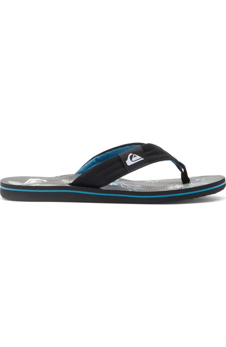 Quiksilver Molokai Layback II Flip Flop, Alternate, color, Xkbg