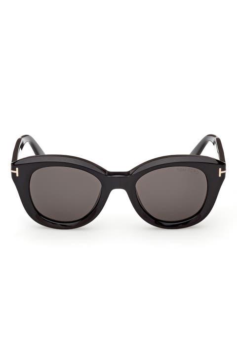 49mm Small Round Sunglasses