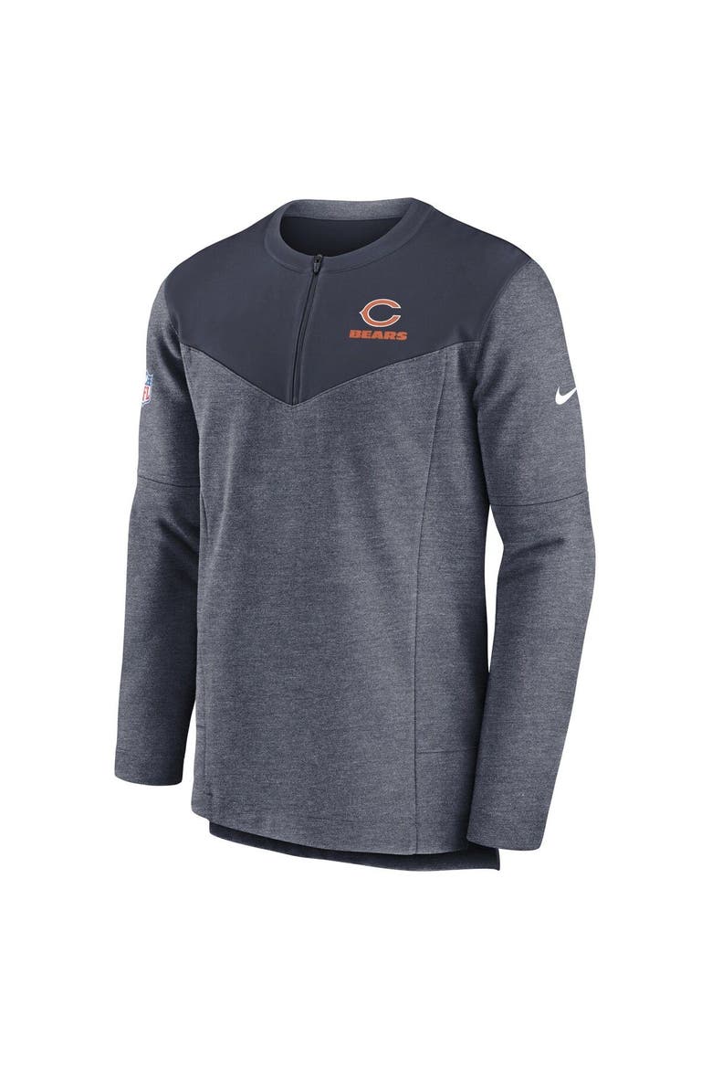 Men's Nike Navy Chicago Bears Sideline Lockup Performance Quarter-Zip Top, Alternate, color, Navy