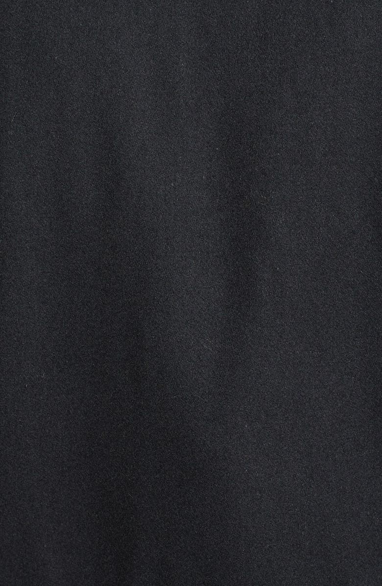 Black Rivet Wool Blend Bomber Jacket, Alternate, color, 