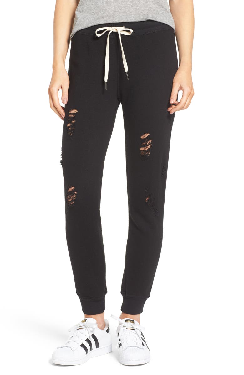 n:PHILANTHROPY Nikki Destroyed Jogger Sweatpants, Main, color, 