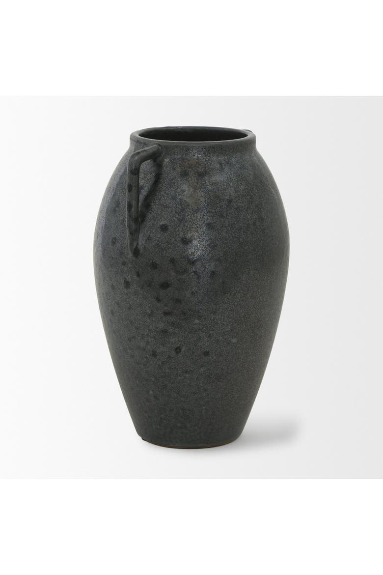 Kora Metallic Double Ear Vase, Alternate, color, Grey