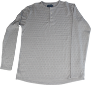 Ledger & Ford Grey Folsom Basketweave Henley