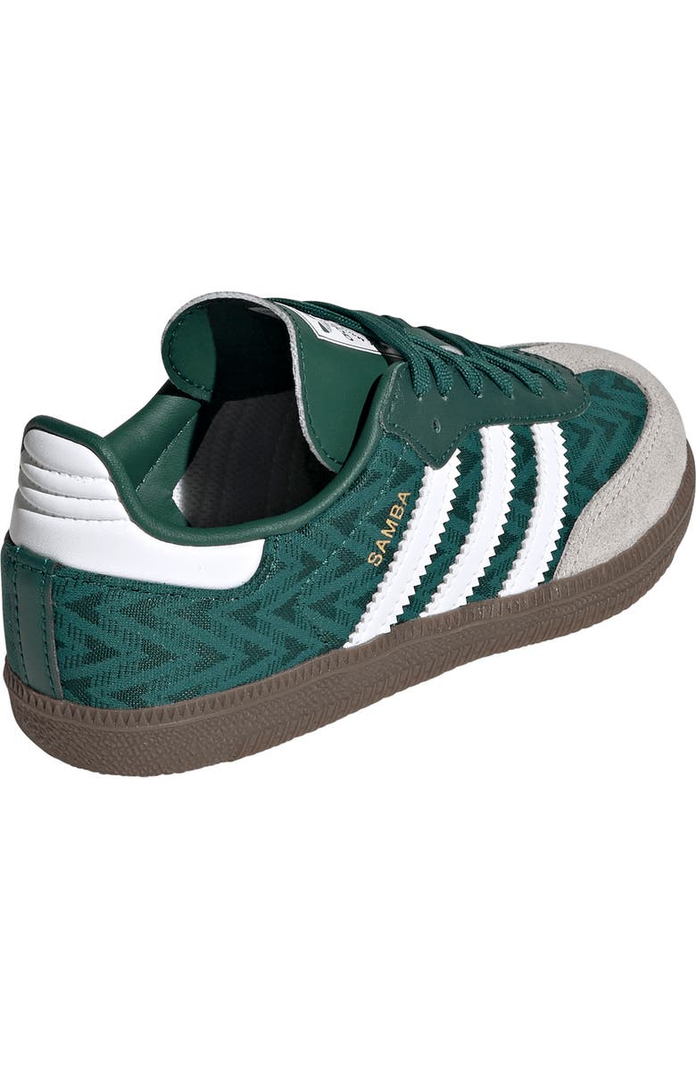 adidas Kids' Samba OG Sneaker, Alternate, color, Green/ White/ Gum