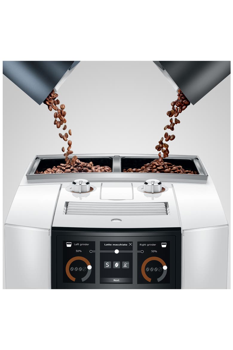 J8 twin Automatic Coffee Machine, Alternate, color, DIAMOND WHITE