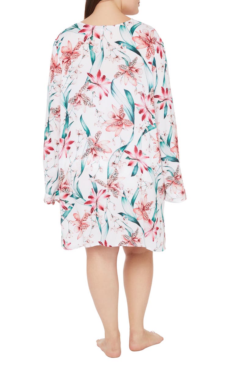 La Blanca Flyaway Orchid Cover-Up Tunic, Alternate, color, 