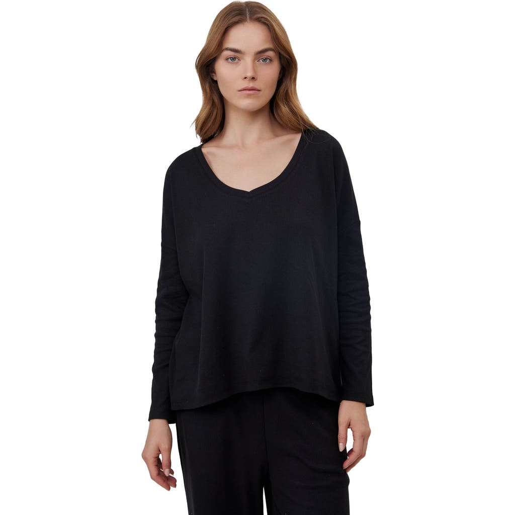 Gottex Beach Life Sandy Days Loungewear Top In Black