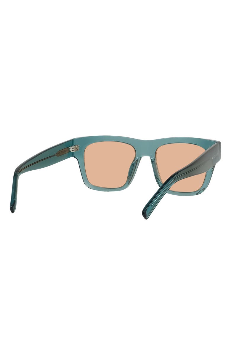 Givenchy GV Day Lector 52mm Square Sunglasses, Alternate, color, Light Green/ Other / Roviex