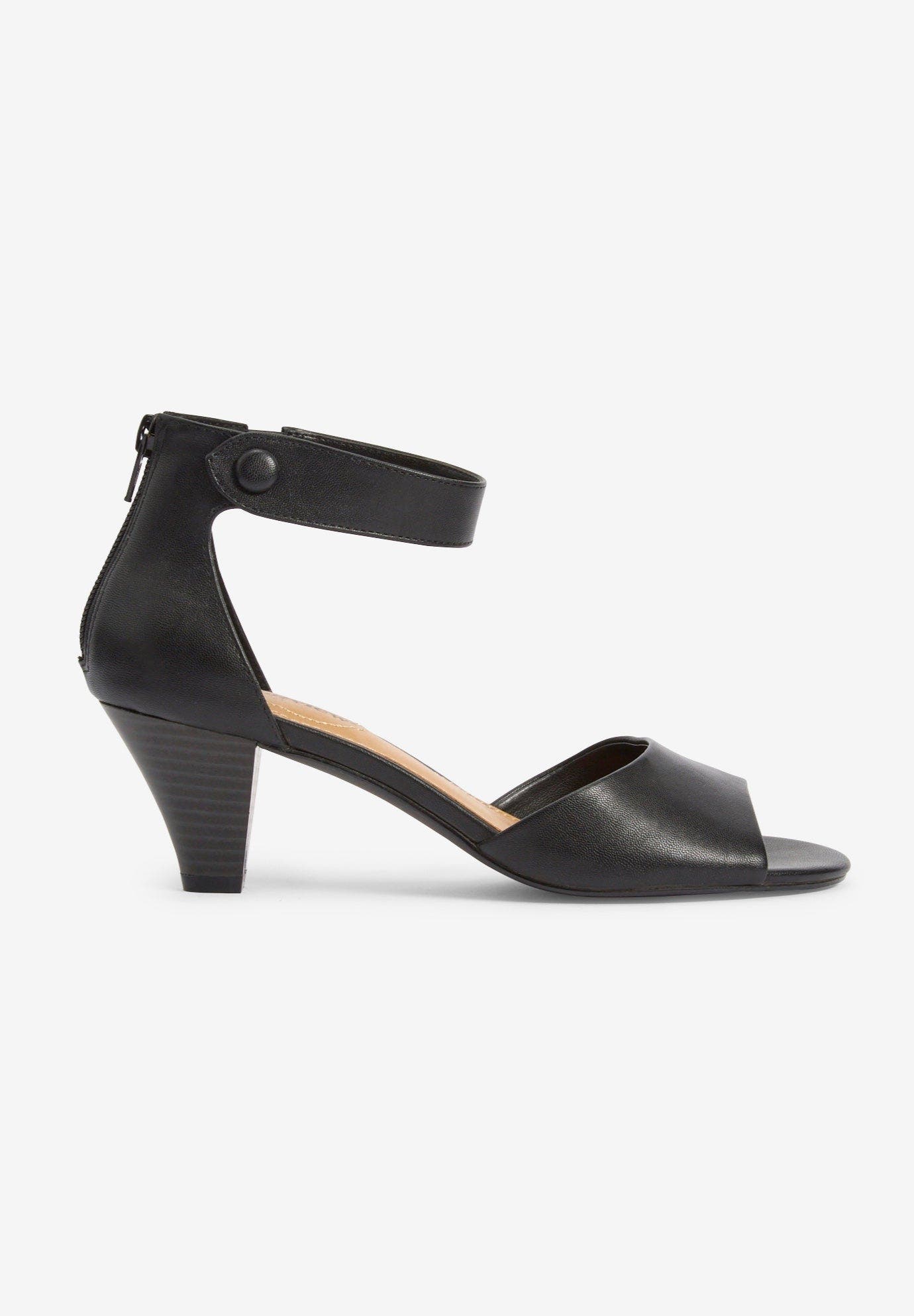 Comfortview The Fallon Sandal, Alternate, color, Black