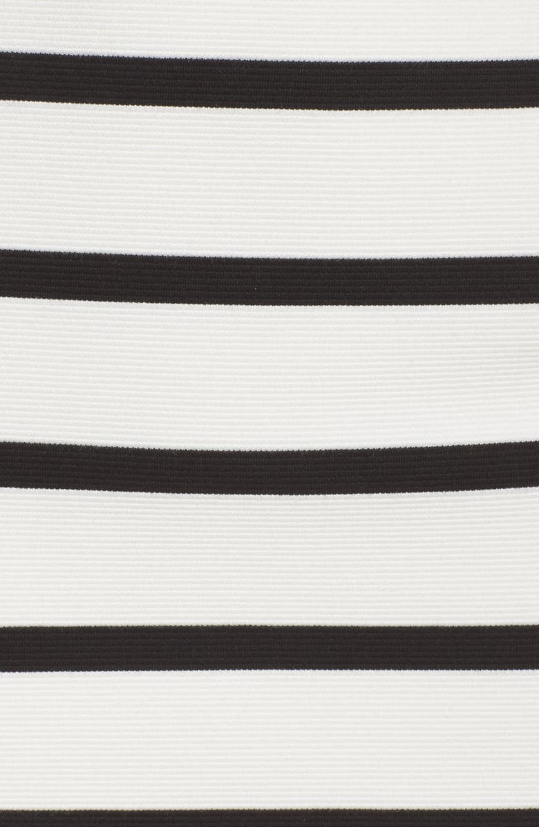 Eliza J Stripe Lace-Up Sheath Dress, Alternate, color, 