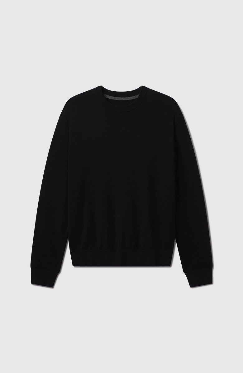 Jack Archer Anytime Crewneck Sweater, Alternate, color, True Black