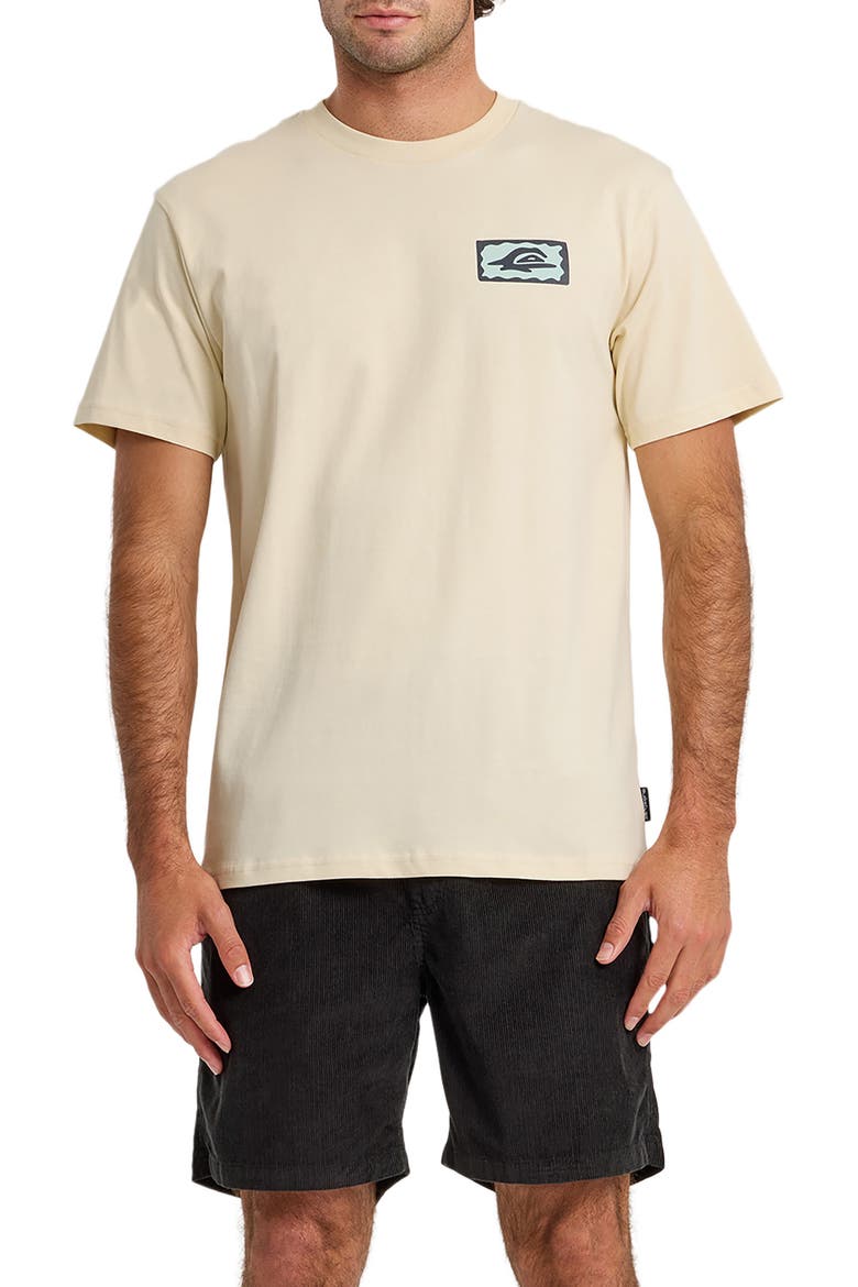 Serenity Splash Cotton Graphic T-Shirt, Main, color, BONE WHITE