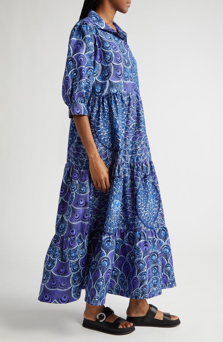 The Oula Company Print Maxi Dress, Alternate, color, 