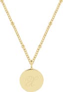 Brook and York Lizzie Initial Pendant Necklace