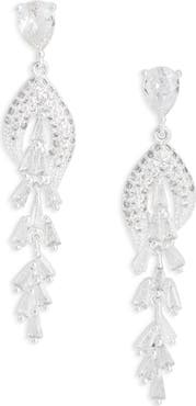 NORDSTROM RACK Cubic Zirconia Chandelier Drop Earrings
