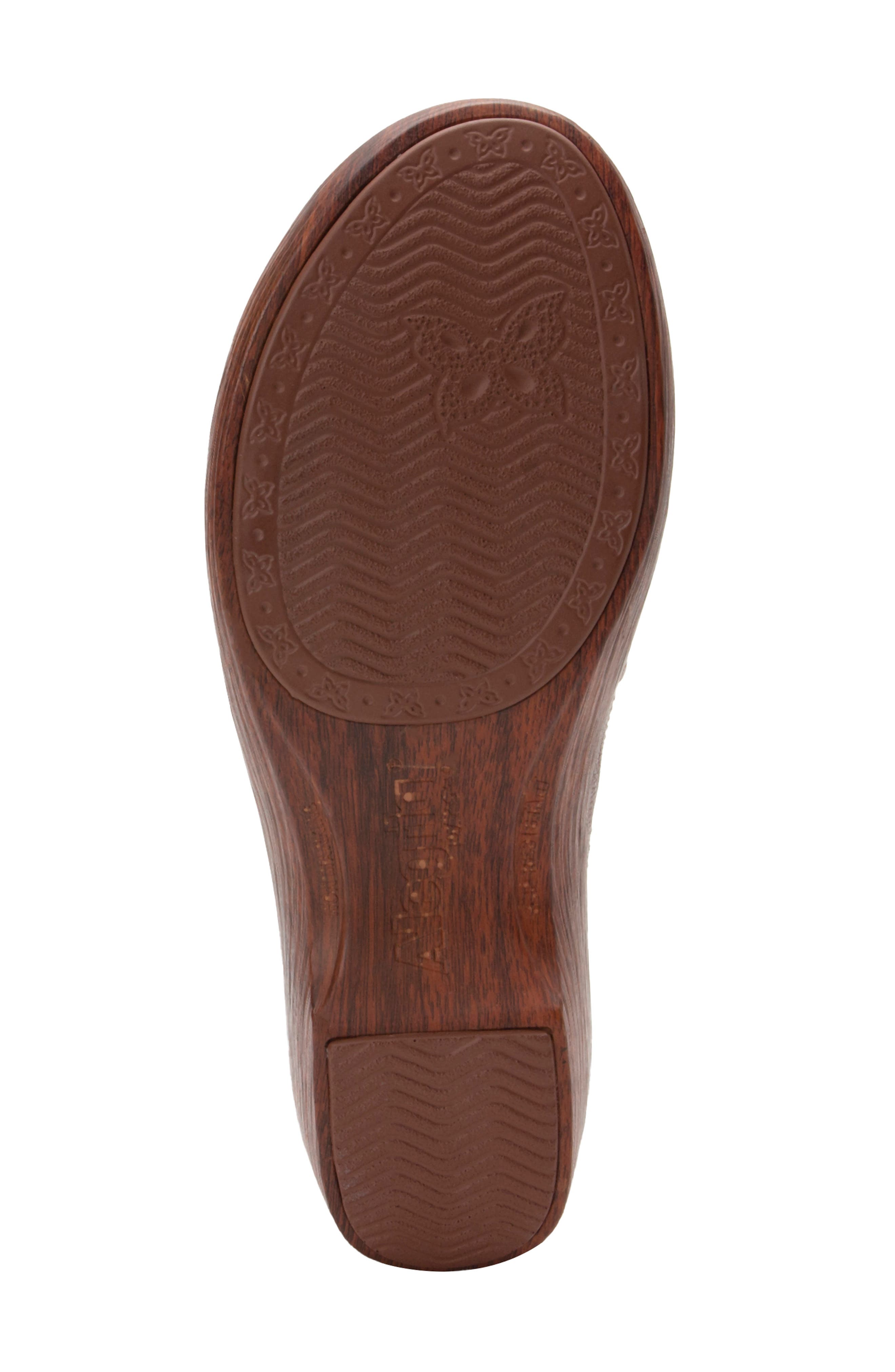 Serenti Platform Clog, Alternate, color, AGED COGNAC LEATHER