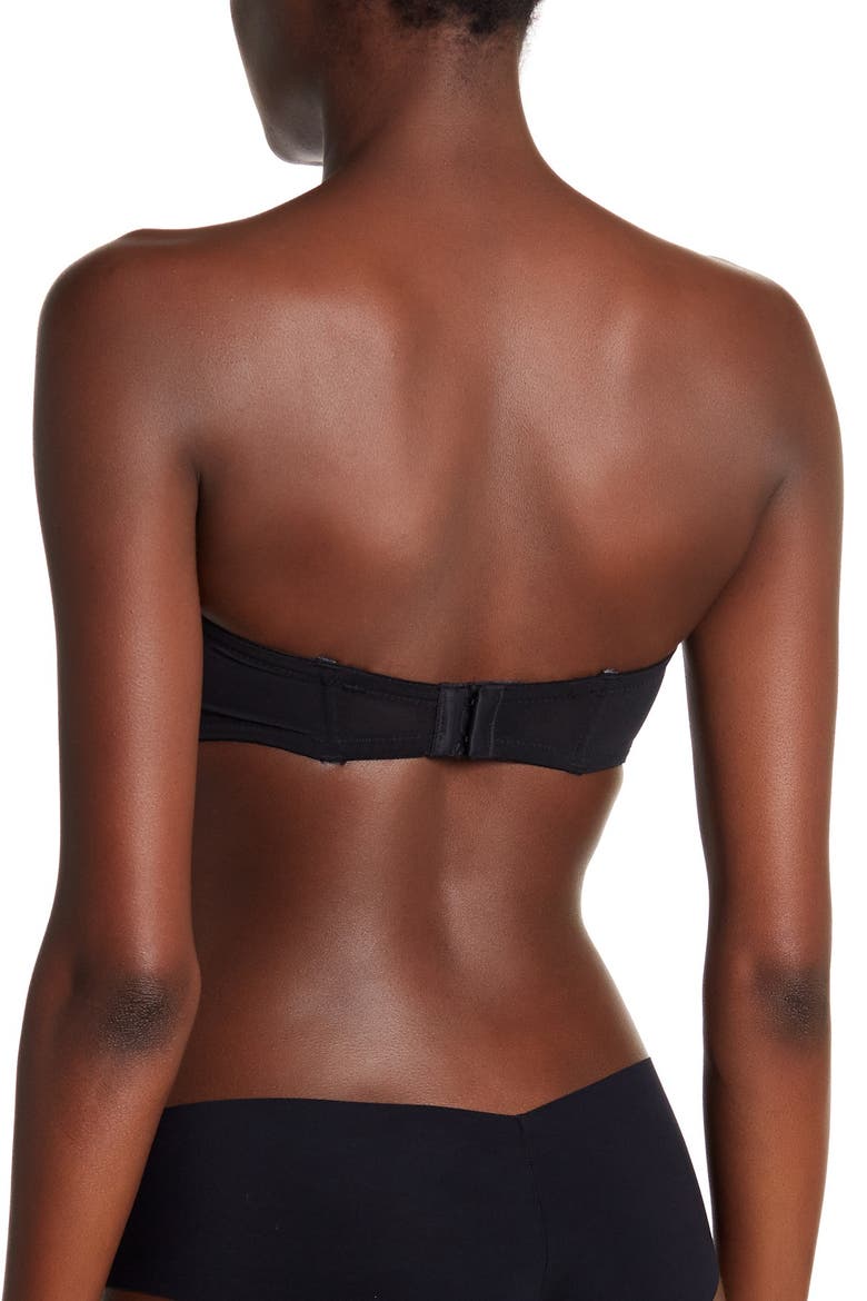 Marvelous Strapless Bra, Alternate, color, BLACK