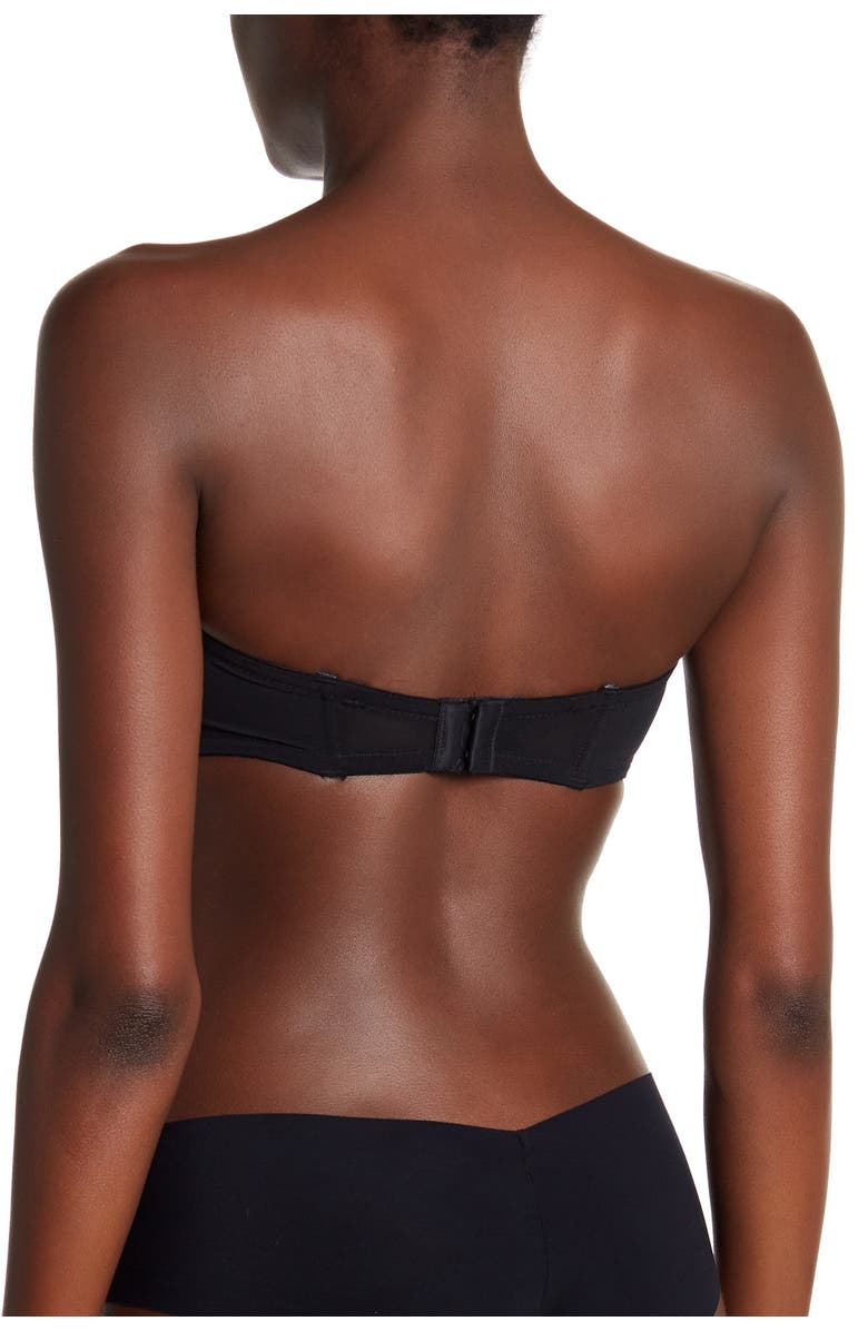 Felina Marvelous Strapless Bra, Alternate, color, Black