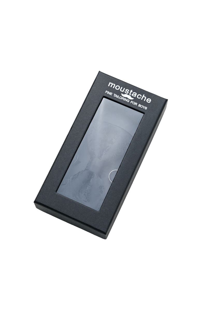 MOUSTACHE Floral Bow Tie Set, Alternate, color, Black