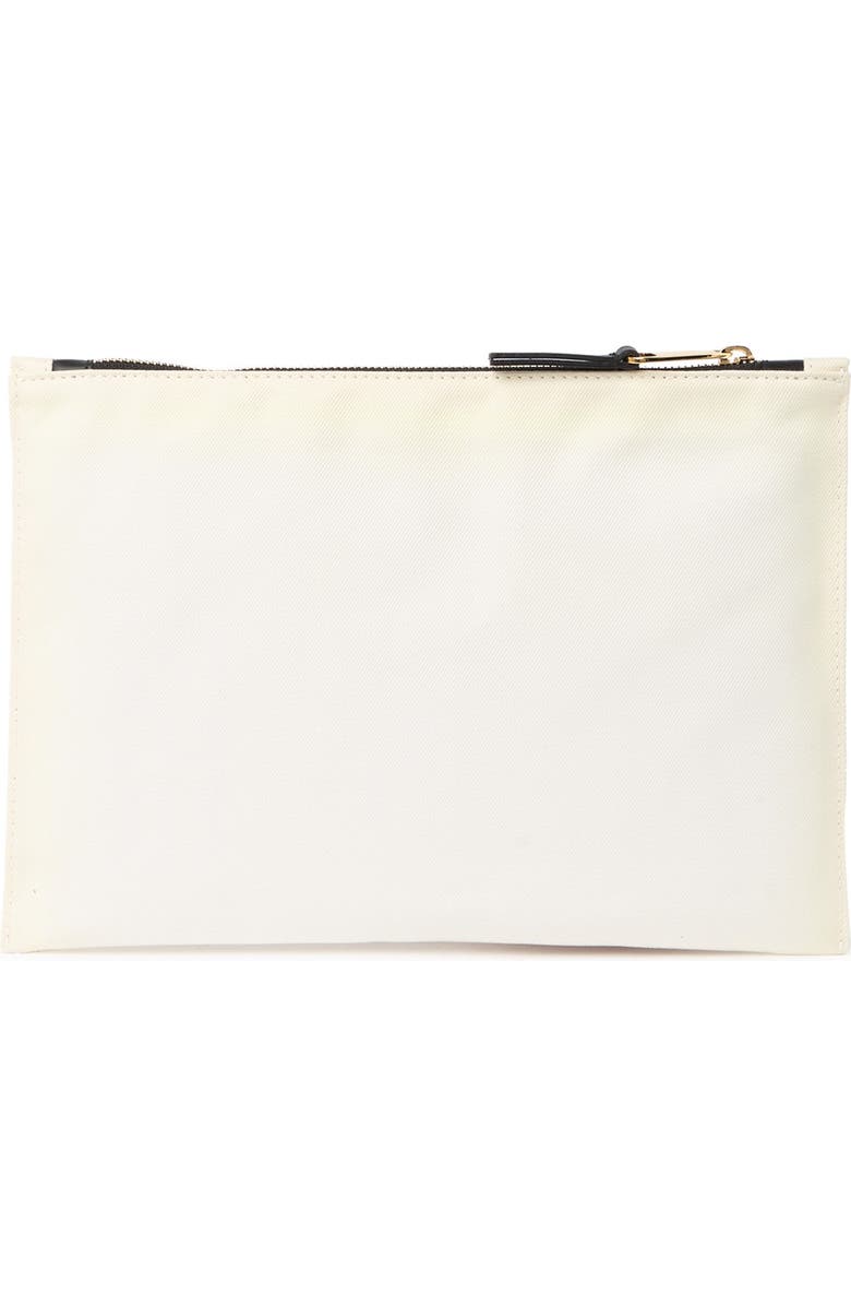 Burberry Medium Logo Flat Pouch, Alternate, color,