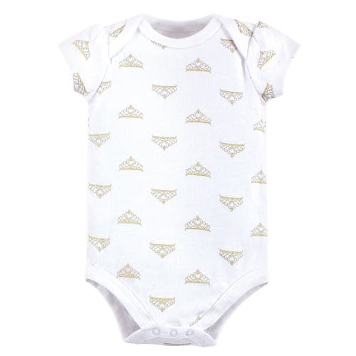 Little Treasure 5pk Bodysuits In Pink