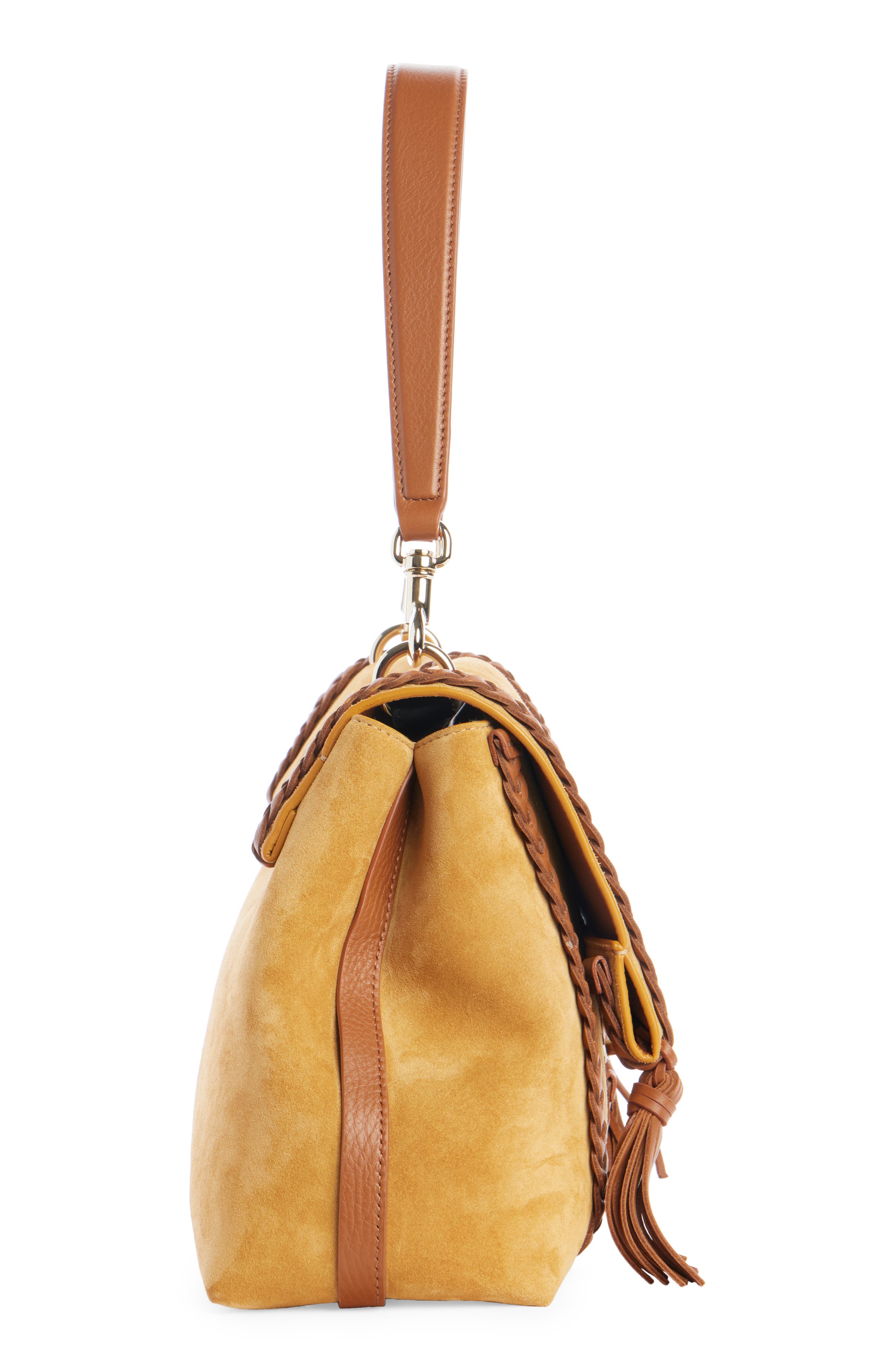 Chloé Medium Penelope Suede Bag, Alternate, color, 