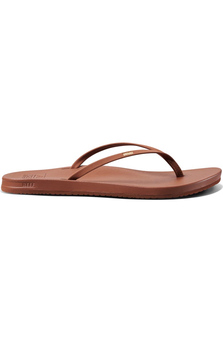 Reef Cushion Slim Flip Flop, Alternate, color, Espresso