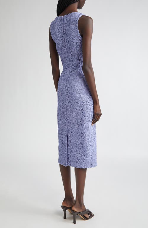 Etro , Etuikleid Mit Paisley-makramee-spitze, Damen, Violett, Grösse 46 In Purple