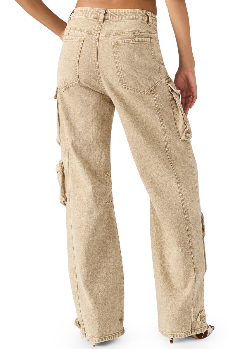 Steve Madden Duo Cargo Pants, Alternate, color, Cafe Au Lait