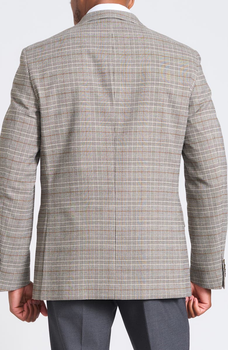 SAVILE ROW CO Charcoal Glen Plaid Blazer, Alternate, color, Charcoal/ Camel