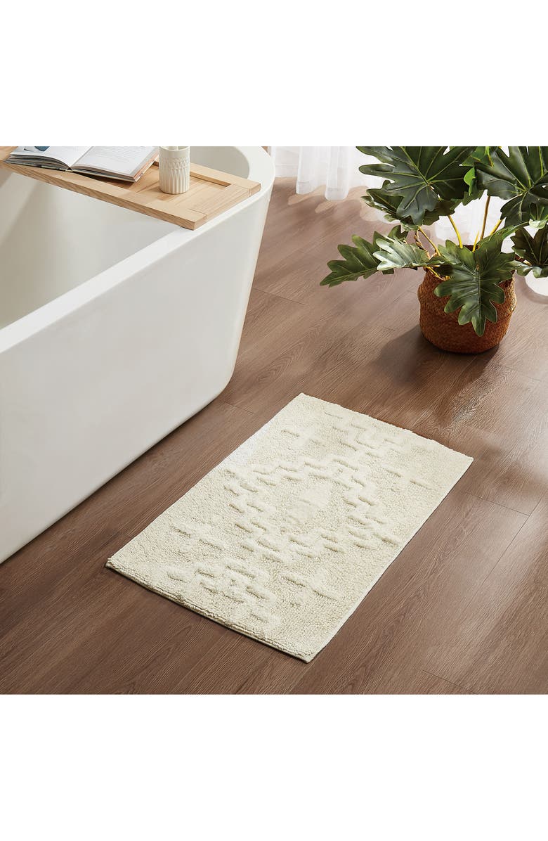 Pendleton Cotton Bath Rug, Alternate, color, Ivory