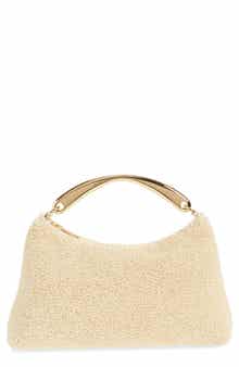 Rhea Metal Top Handle Bag