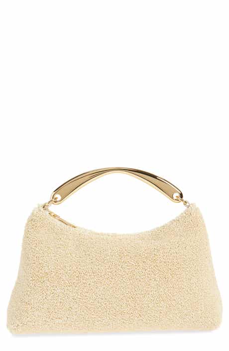 Rhea Metal Top Handle Bag