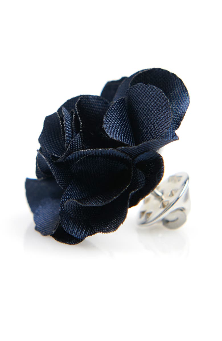Brooklyn Brigade Men's Flower Lapel Pin, Alternate, color, Slate