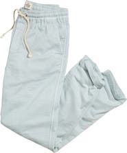 Marine Layer Saturday Slim Straight Leg Stretch Cotton Beach Pants